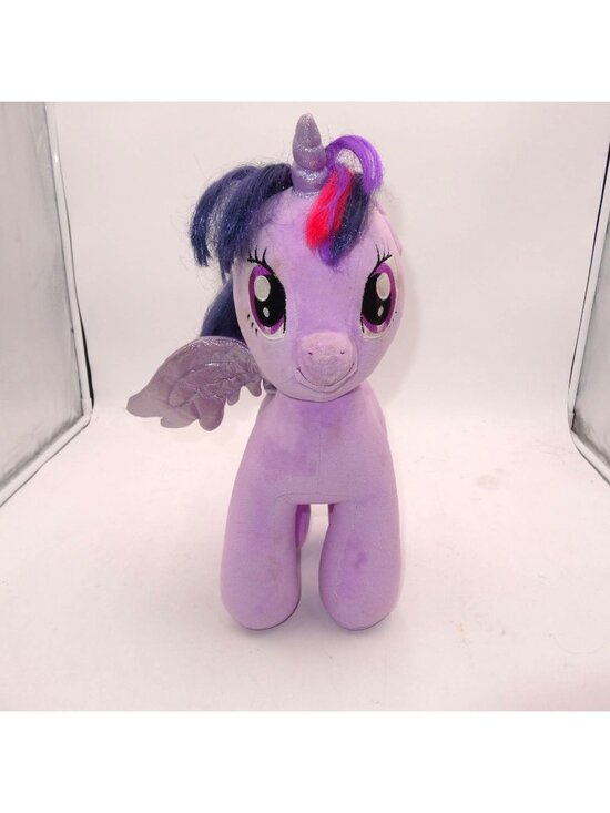 My Little Pony Twilight Sparkle Plush Toy With Glittery Wings & Horn 16" Purple - Picture 1 of 9